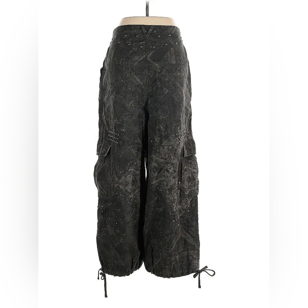 Free People Fly Away Studded Parachute Pants - Size 8 - Picture 3 of 6